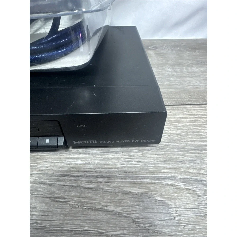 Sony DVP-NS72HP Black CD/DVD Player W/ Remote & New HDMI Cable Tested Working